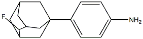 2-Fluoro-5-(4-aminophenyl)adamantane 结构式