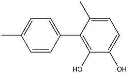 3-(4-Methylphenyl)-4-methylbenzene-1,2-diol 结构式