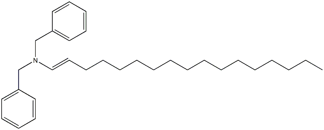 (1-Heptadecenyl)dibenzylamine 结构式