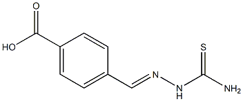 4-[(Thiosemicarbazono)methyl]benzoic acid 结构式