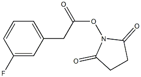 3-Fluorobenzeneacetic acid succinimidyl ester 结构式