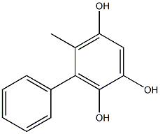 4-Methyl-3-phenyl-1,2,5-benzenetriol 结构式