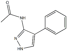 N-(4-Phenyl-1H-pyrazol-3-yl)acetamide 结构式