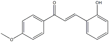 4-Methoxyphenyl[(E)-2-hydroxystyryl] ketone 结构式