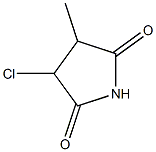 2-Chloro-3-methylsuccinimide 结构式