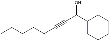 1-Cyclohexyl-2-octyn-1-ol 结构式