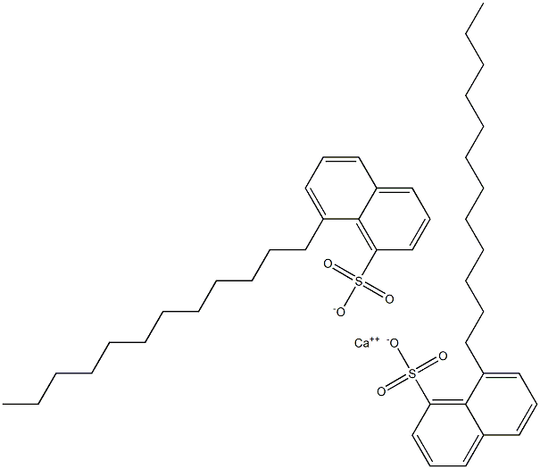 Bis(8-dodecyl-1-naphthalenesulfonic acid)calcium salt 结构式