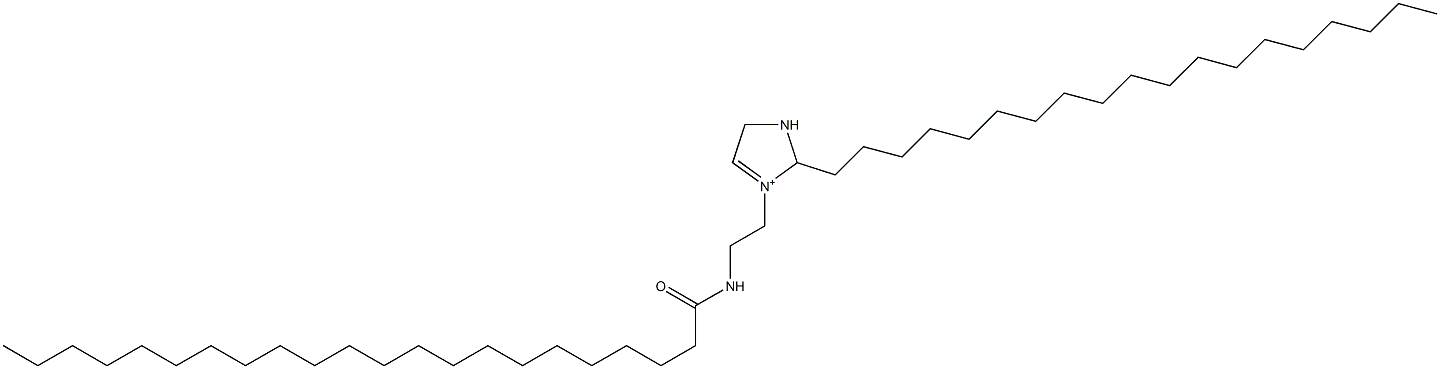 3-[2-(Docosanoylamino)ethyl]-2-nonadecyl-3-imidazoline-3-ium 结构式