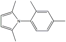 1-(2,4-Dimethylphenyl)-2,5-dimethyl-1H-pyrrole 结构式