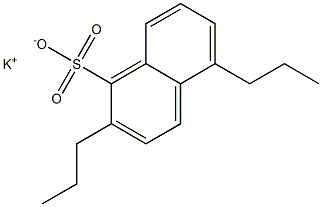 2,5-Dipropyl-1-naphthalenesulfonic acid potassium salt 结构式