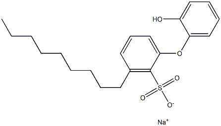 2'-Hydroxy-3-nonyl[oxybisbenzene]-2-sulfonic acid sodium salt 结构式