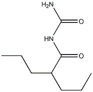 (2-Propylvaleryl)urea 结构式