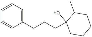 1-(3-Phenylpropyl)-2-methylcyclohexanol 结构式