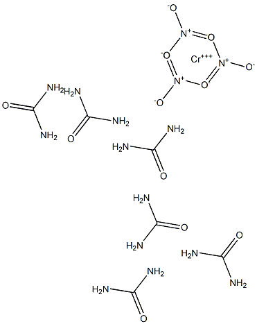 Hexakis(urea)chromium(III) nitrate 结构式