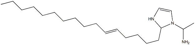 1-(1-Aminoethyl)-2-(5-hexadecenyl)-4-imidazoline 结构式