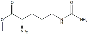 N5-(Aminocarbonyl)-L-ornithine methyl ester 结构式