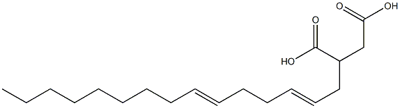 (2,6-Pentadecadienyl)succinic acid 结构式