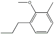 1-Methoxy-2-methyl-6-propylbenzene 结构式