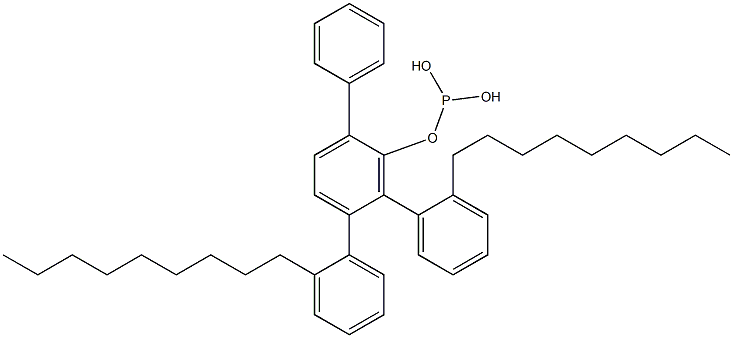 Phosphorous acid bis(2-nonylphenyl)[1,1'-biphenyl]-2-yl ester 结构式