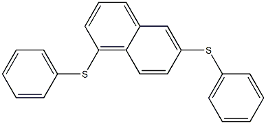 1,6-Di(phenylthio)naphthalene 结构式