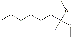 2,2-Dimethoxyoctane 结构式