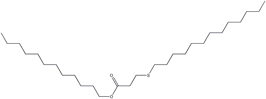 3-(Tridecylthio)propionic acid dodecyl ester 结构式