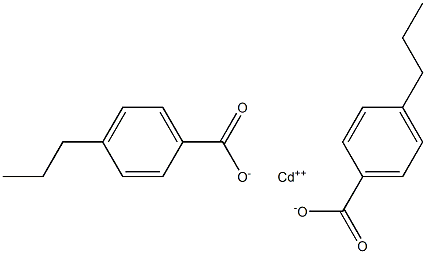 Bis(4-propylbenzoic acid)cadmium salt 结构式