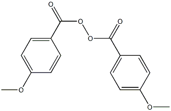 Bis(4-methoxybenzoyl) peroxide 结构式