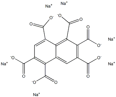 1,2,3,5,6,8-Naphthalenehexacarboxylic acid hexasodium salt 结构式