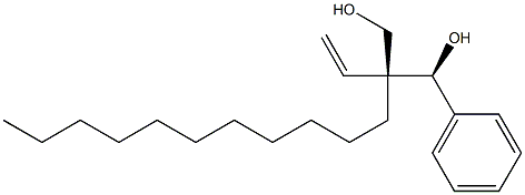 (1S,2R)-1-Phenyl-2-undecyl-2-vinyl-1,3-propanediol 结构式