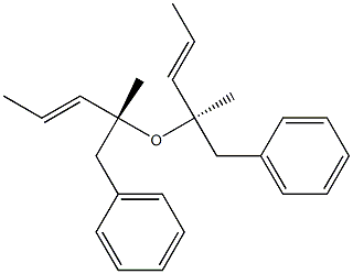 (+)-Benzyl[(E,R)-1-methyl-2-butenyl] ether 结构式