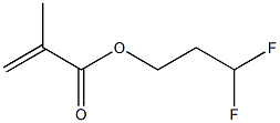 Methacrylic acid (3,3-difluoropropyl) ester 结构式