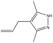 4-Allyl-3,5-dimethyl-1H-pyrazole 结构式