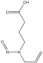 4-(Allylnitrosoamino)butyric acid 结构式