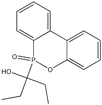 6-(1-Hydroxy-1-ethylpropyl)-6H-dibenz[c,e][1,2]oxaphosphorin 6-oxide 结构式