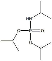 N-Isopropylamidophosphoric acid diisopropyl ester 结构式