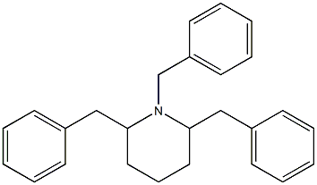 1,2,6-Tribenzylpiperidine 结构式
