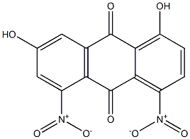 1,7-Dihydroxy-4,5-dinitroanthraquinone 结构式