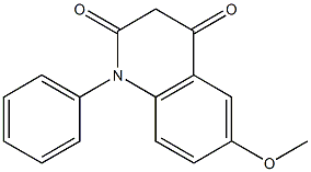1-(Phenyl)-6-methoxyquinoline-2,4(1H,3H)-dione 结构式