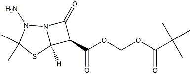 6-Diazopenicillanic acid pivaloyloxymethyl ester 结构式