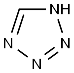 1H-1,2,3,4-四氮唑 结构式