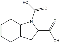 L-八氢吲哚二羧酸 结构式