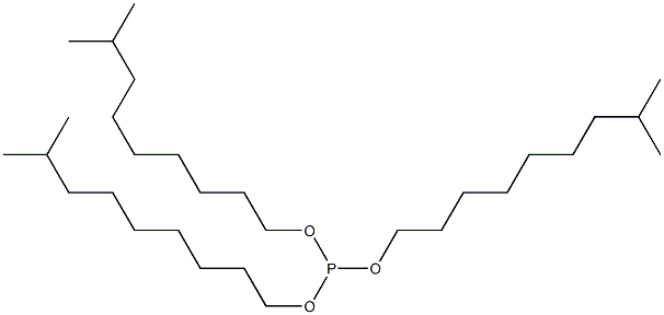 亚磷酸三异癸基酯 结构式