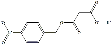 对硝基苄醇丙二酸单酯钾 结构式