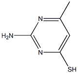 2-氨基-4-甲基-6-肼基嘧啶 结构式