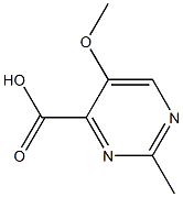 2-甲基-5-甲氧基嘧啶-4-羧酸 结构式