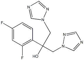 氟康唑原料 结构式