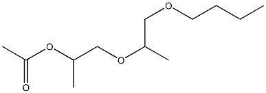 二丙二醇丁醚醋酸酯 结构式