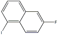 6-氟-1-碘萘 结构式