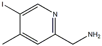 (5-Iodo-4-methyl-pyridin-2-yl)-methyl-amine 结构式